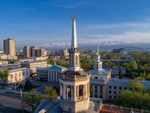 Bischkek, die Hauptstadt von Kirgistan, ist attraktiv und sicher.