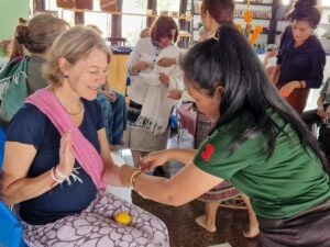 Baci Zeremonie Vientiane Bild Simona Mona