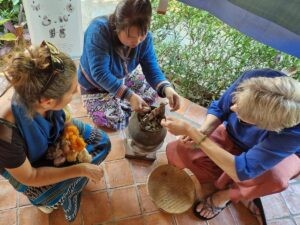 Spinnen in Luang Prabang - Bild Simona Mona